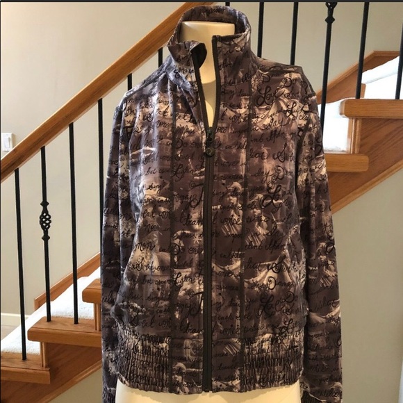 Lululemon Da Bomber Inky Manifesto Jacket NWOT - Picture 4 of 6
